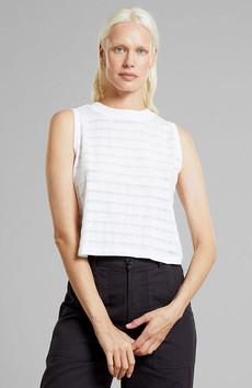 Namsos top lace white via Sophie Stone