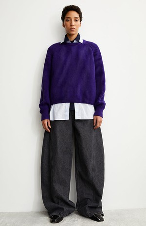 Kaagi trui indigo lilac from Sophie Stone