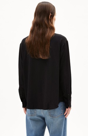 Larisaana longsleeve blouse black from Sophie Stone