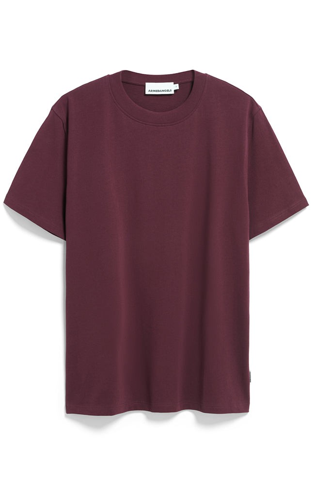 Maarkos t-shirt dark cranberry from Sophie Stone