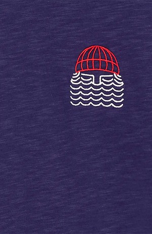 Mini to the sea t-shirt indigo from Sophie Stone