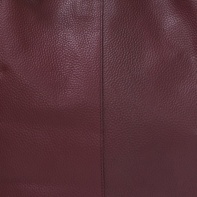 Plum Leather Flap Pocket Backpack from Sostter