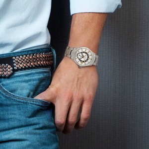 Brix + Bailey Stainless Steel Quartz Watch, 40mm, Black/Silver from Sostter