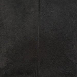 Large Black Calf Hair Leather Tote with Artisanal Straps from Sostter