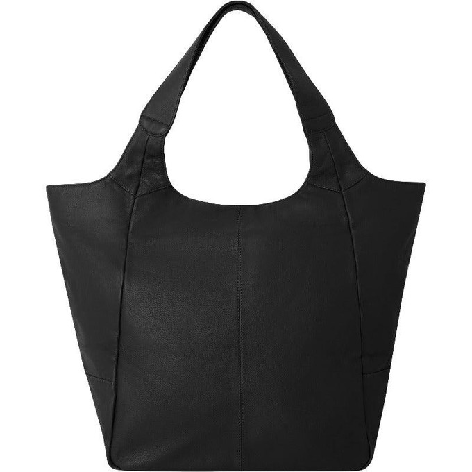 Black Large Pocket Tote Shoulder Bag from Sostter