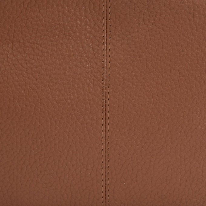 Tan Drawcord Leather Hobo Shoulder Bag from Sostter