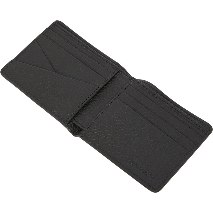 Men's Black Leather Wallet - Sustainable, Compact Design from Sostter