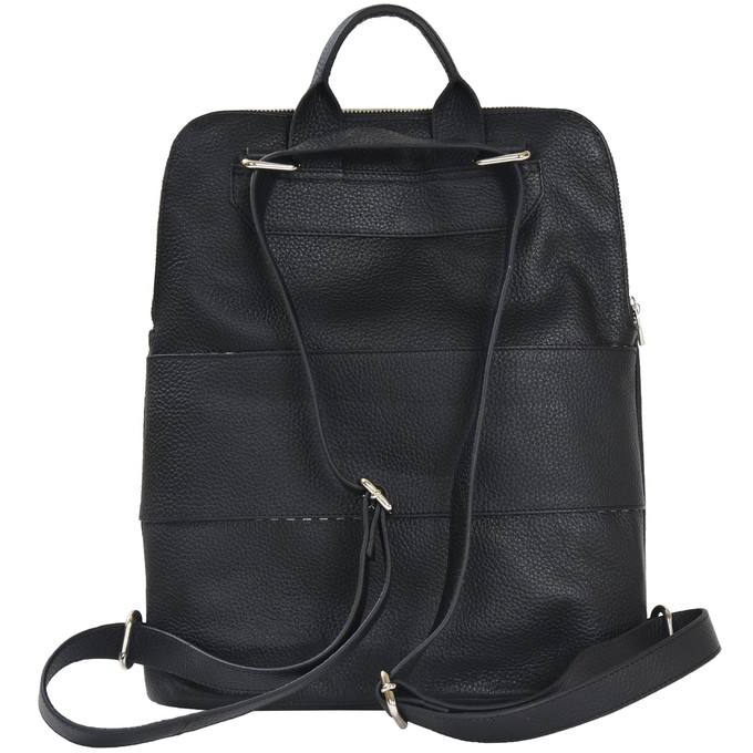 Pink Animal Print Leather Backpack, Ethical & Versatile from Sostter
