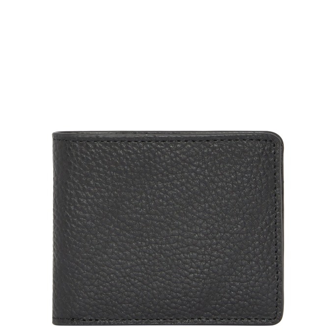 Men's Black Leather Wallet - Sustainable, Compact Design from Sostter