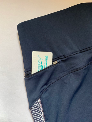 Lucky legging navy navy/black stripes from Spiffy Active Lucky legging navy navy/black stripes from Spiffy Active