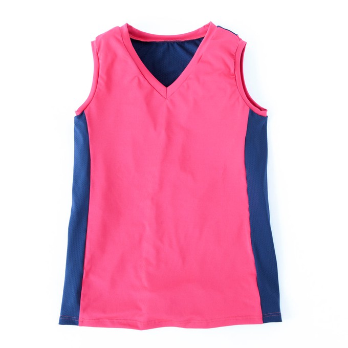 Sunny hemd raspberry/navy from Spiffy Active