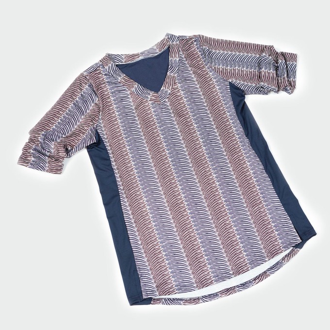 Glow shirt zijbaan navy from Spiffy Active Glow shirt zijbaan navy from Spiffy Active