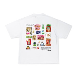 CONVENIENT WHITE TEE from SSEOM BRAND