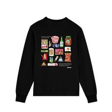 CONVENIENT BLACK CREWNECK via SSEOM BRAND