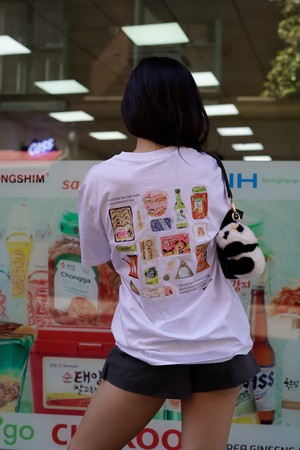 CONVENIENT WHITE TEE from SSEOM BRAND