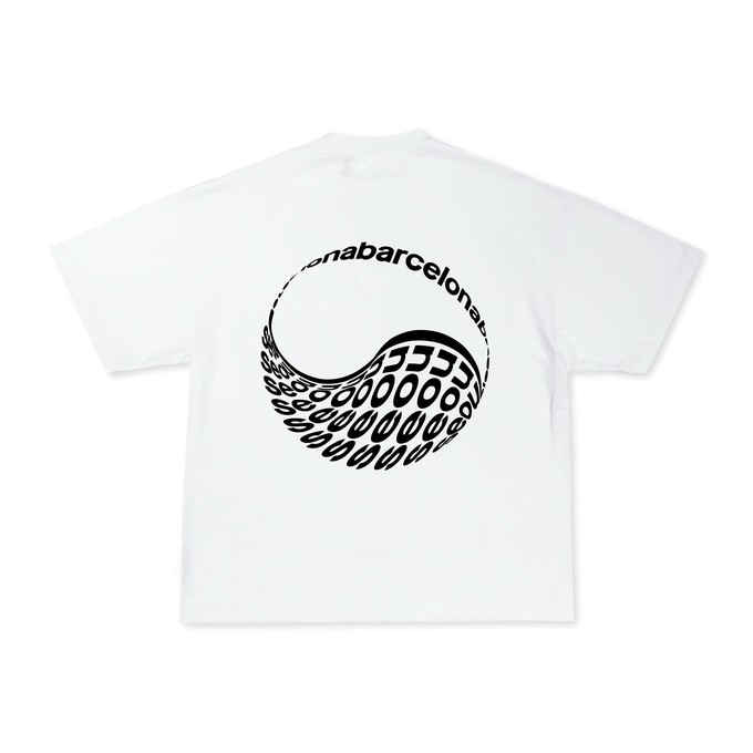 SEOUL X BARCELONA WHITE T-shirt from SSEOM BRAND