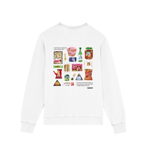 CONVENIENT WHITE CREWNECK from SSEOM BRAND