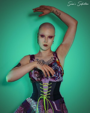 Delightful Denim Corset (Rental) from Stephastique