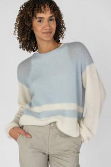 Knitted sweater with block stripes via STORY OF MINE