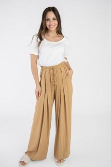 Wide-leg trousers made of EcoVero™ viscose via STORY OF MINE