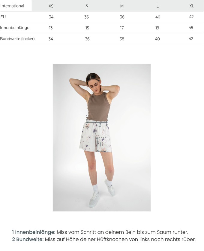 Printed shorts made of Tencel from STORY OF MINE