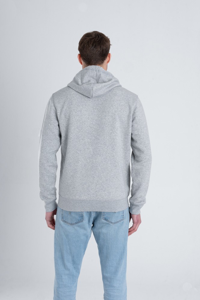 Organic Hoodie Heather Grey from Stricters