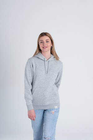 Premium Organic Hoodie Heather Grey from Stricters