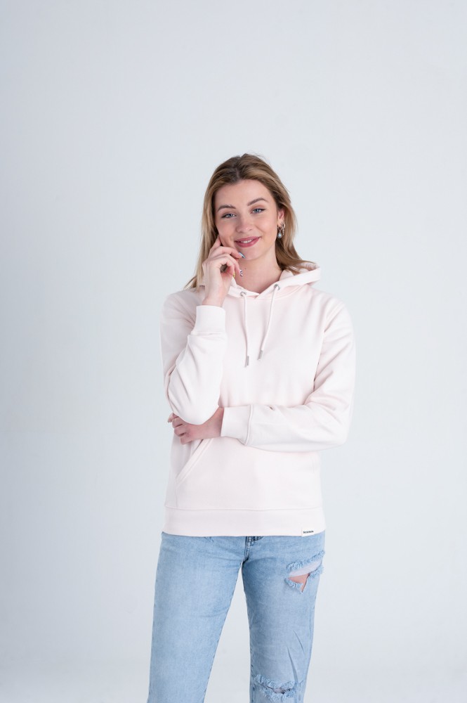 Premium Organic Hoodie Light Pink from Stricters