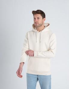 Premium Organic Hoodie Off White Raw via Stricters