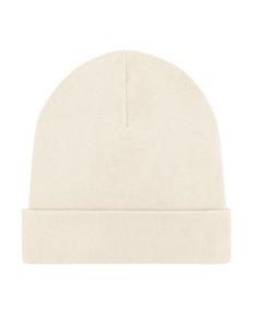 Organic Rib Beanie Natural White via Stricters