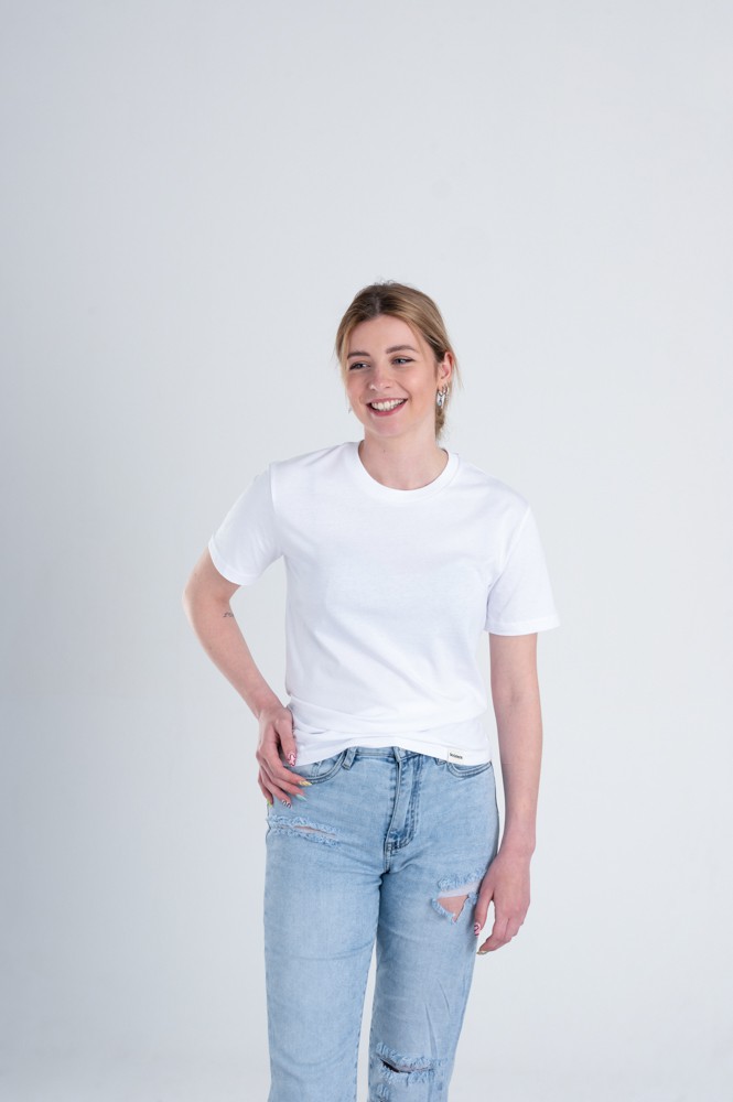 Premium Organic T-shirt Milky from Stricters