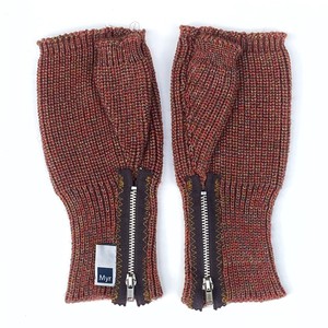 Count Men’s Fingerless Gloves – Rib Knit Merino Blend with Zipper from STUDIO MYR