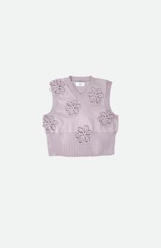 Flower vest - cotton lilac L van Studio Selles