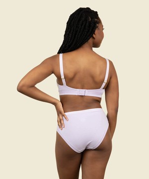 Organic Cotton Triangle Soft Bra in Petal from Subset