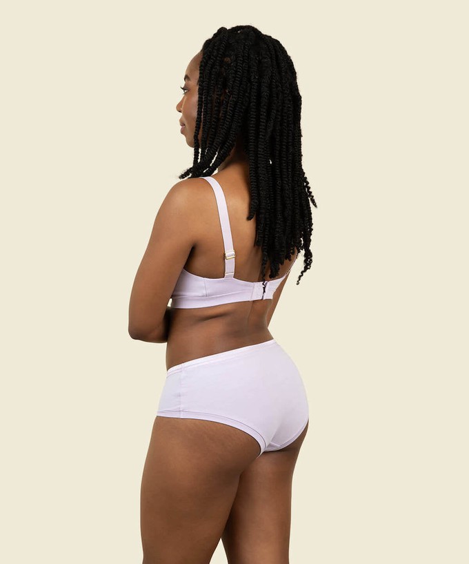 Organic Cotton Triangle Soft Bra in Petal from Subset