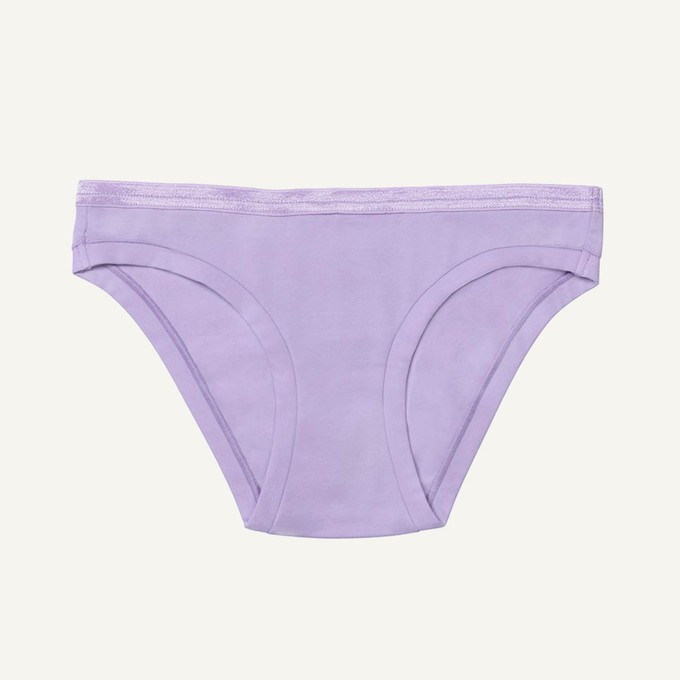 Organic Cotton Low-Rise Bikini in Petal from Subset