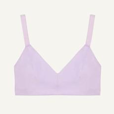 Organic Cotton Triangle Soft Bra in Petal via Subset