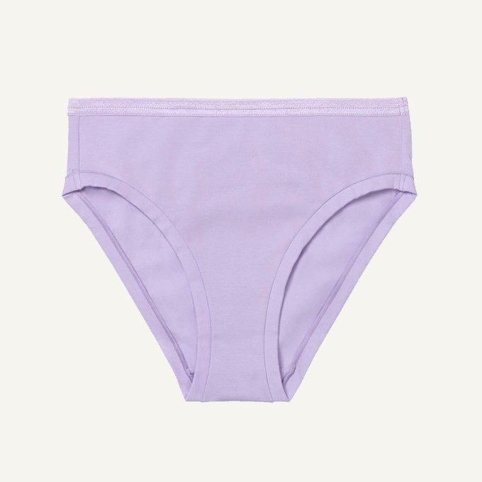 Organic Cotton Mid-Rise Bikini in Petal from Subset