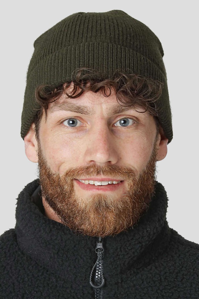 Agger Beanie Hunters Green from Superstainable