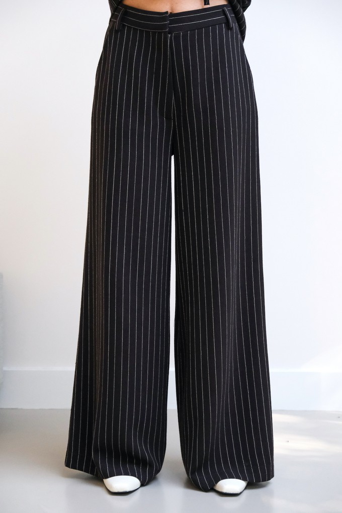 Broek Wijd | Wol Bruin from Sûr Atelier