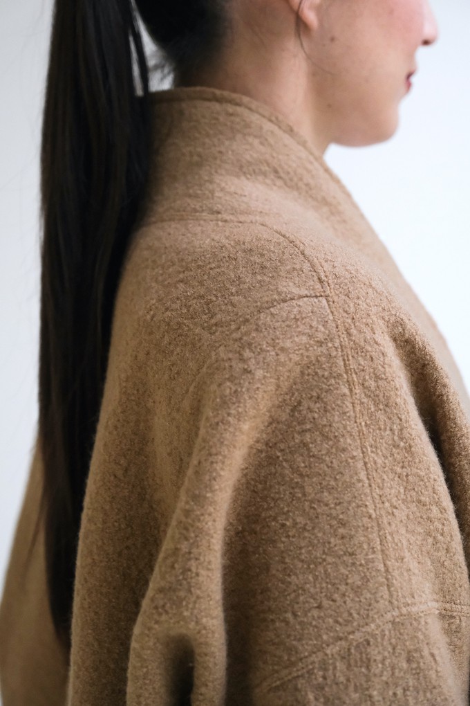 Kort Vestje | Wol Zand from Sûr Atelier