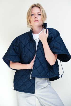 Bodywarmer | Katoen Denim from Sûr Atelier