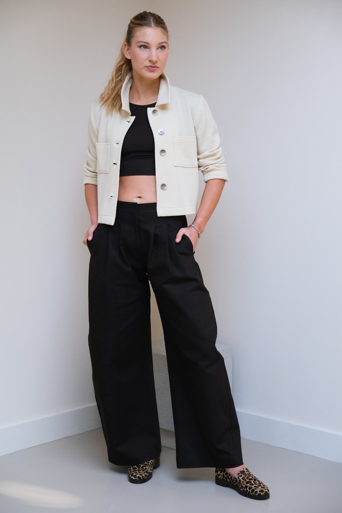 Warm Vestje | Wol Crème from Sûr Atelier