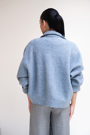 Basic Jasje | Wol Zeegroen from Sûr Atelier