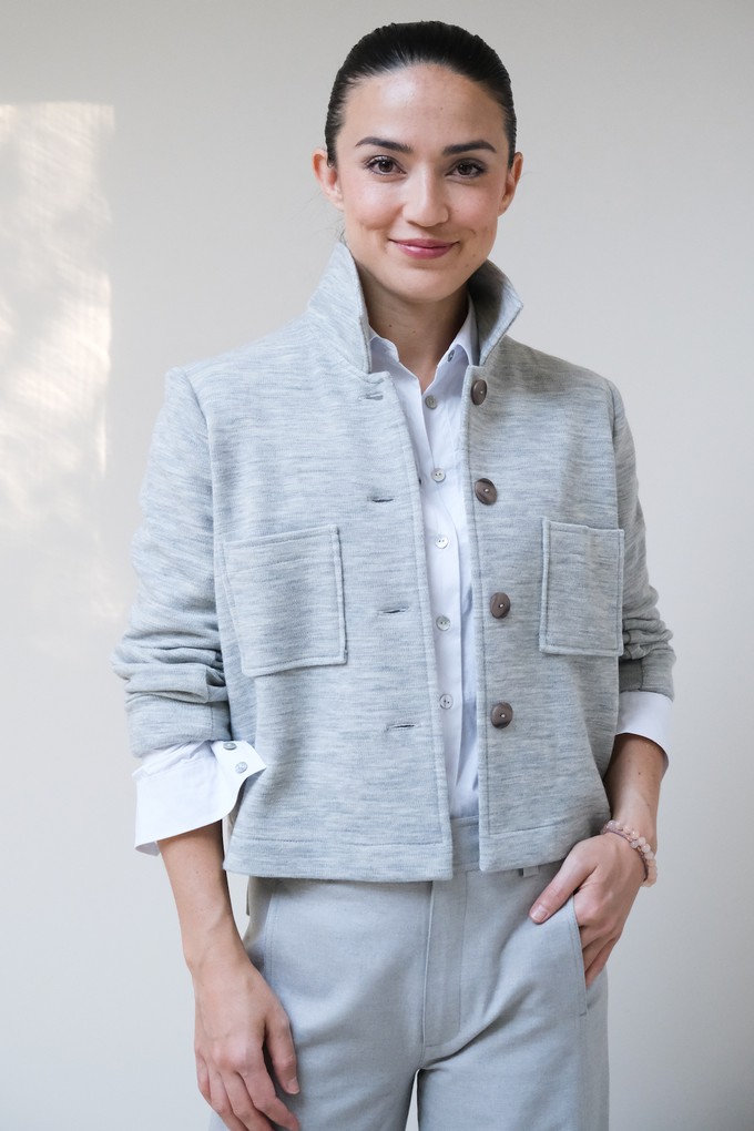 Warm Vestje | Wol Grijs from Sûr Atelier