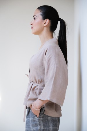 Oosterse Top| Zijde Linnen from Sûr Atelier