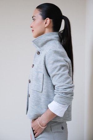 Warm Vestje | Wol Grijs from Sûr Atelier