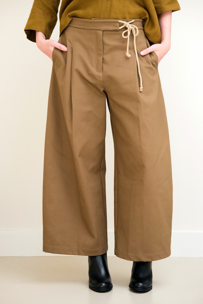 Broek Koord | Katoen Olijfgroen from Sûr Atelier