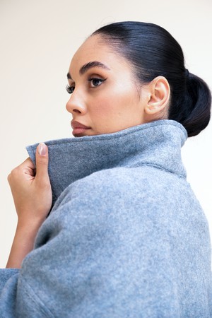 Basic Jasje | Wol Zeegroen from Sûr Atelier