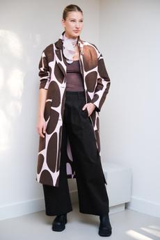 Lange Jas | Ingeweven jacquard via Sûr Atelier